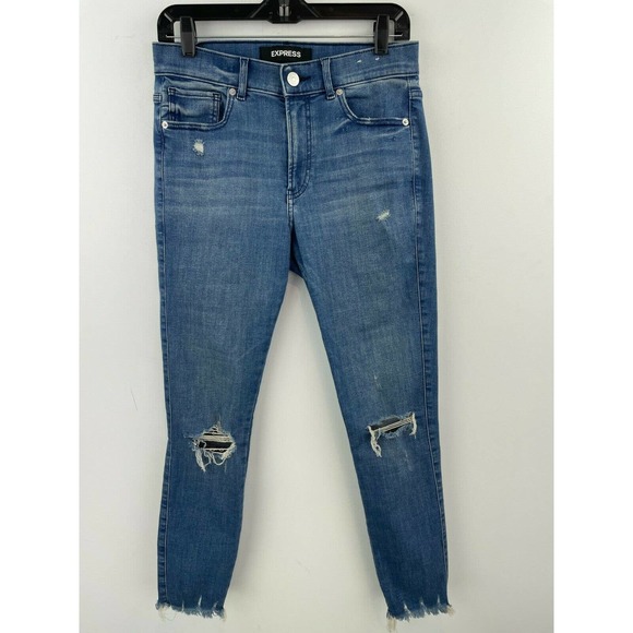 Express 8 High Rise Legging Skinny Jeans A6-07